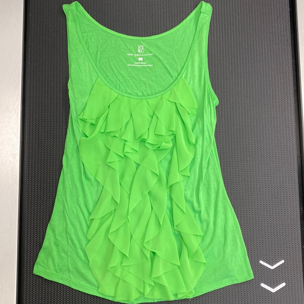 New York & Company light green Top Medium